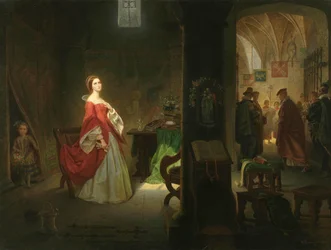 La princesa Isabel en la Torre, 1860